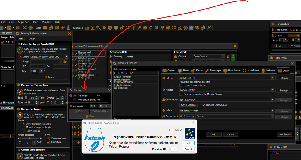 SGP not recognizing Falcon Rotator? - Sequence Generator - Main ...