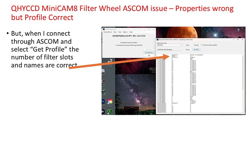 QHY MiniCAM8 ASCOM Profile