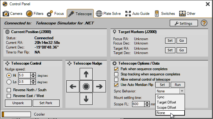 Will not center on target in sequence list - Sequence Generator - Main ...